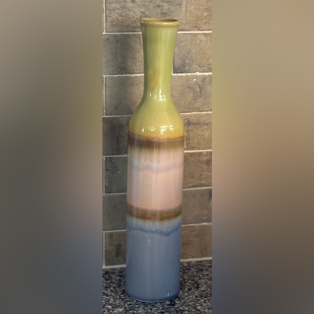 Elegant Multicolor Ceramic Vase